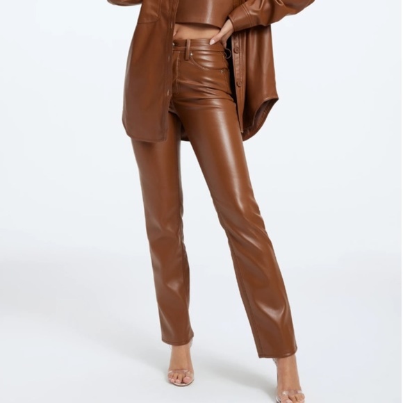 NEW Better Than Leather Good Icon  Good American - size 6/28 - Picture 1 of 9